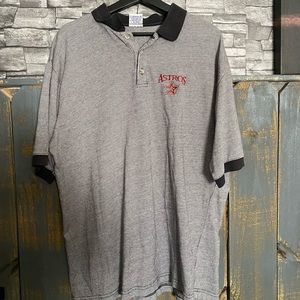 VINTAGE HOUSTON ASTROS COLLARD T SHIRT